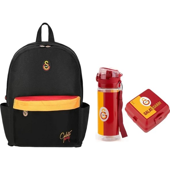 Taraftar Galatasaray Çanta+ Suluk+ Beslenme Kabı Set3 ürün görseli 1