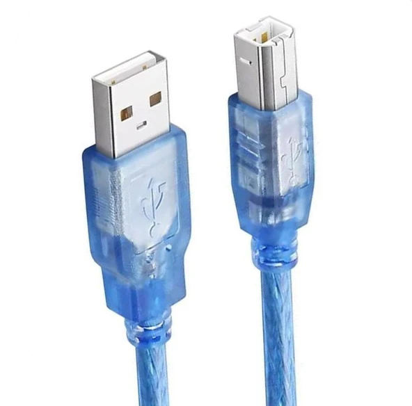 Fully G-534D Şeffaf Mavi Usb 2.0 Yazıcı Kablosu ürün görseli 1