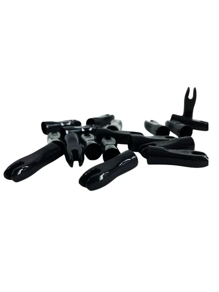 Okçubaba Polycarbonate Resin Geleneksel Gez 8mm Siyah 10 Adet ürün görseli 1