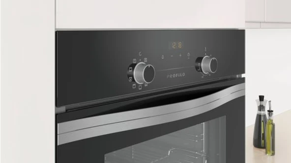 Profilo FRMA325S Ankastre Fırın 6 Program Siyah - Resim 2