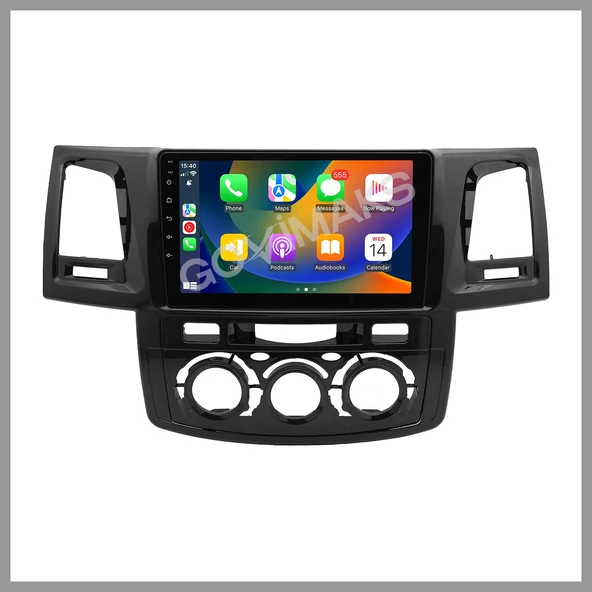 TOYOTA HILUX 2006-2015 MANUEL UYUMLU 2 GB RAM 32 GB HAFIZA ANDROID MULTIMEDIA TEYP ürün görseli 1