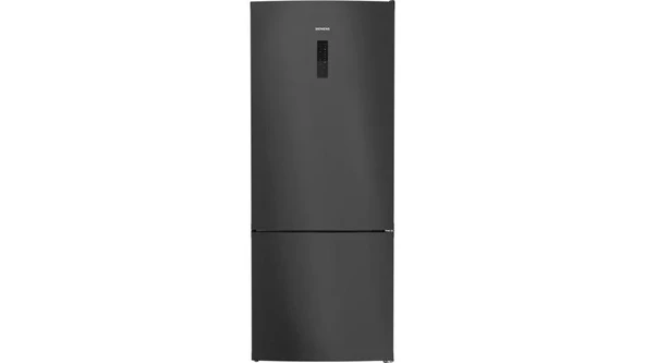 Siemens KG76NCXE0N Buzdolabı No Frost Alttan Donduruculu Kombi Tipi Siyah Çelik ürün görseli 1