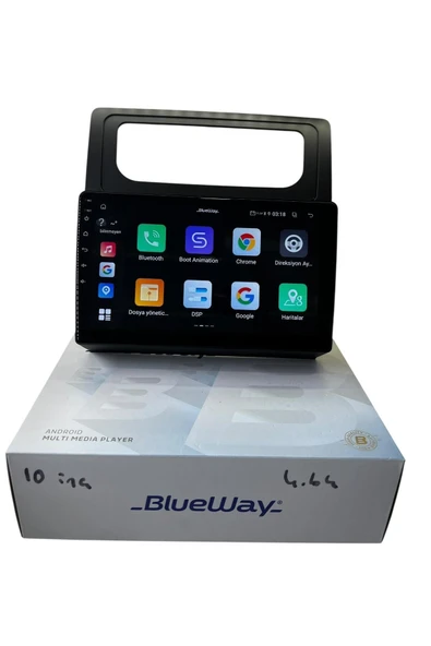 WW Caddy 2004-2015 BLUEWAY 4-64 PROFESYONEL OEM MULTİMEDİA - Resim 3