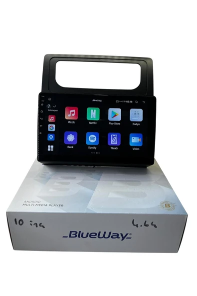 WW Caddy 2004-2015 BLUEWAY 4-64 PROFESYONEL OEM MULTİMEDİA - Resim 4