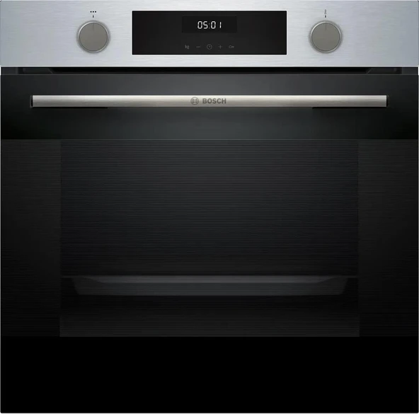 Bosch HUA717BR0T Ankastre Fırın Serie 4 Buhar Destekli Inox ürün görseli 1