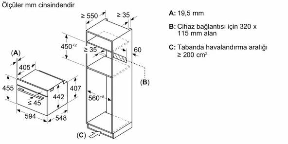 Bosch CMG7241B1 Fırın Ankastre - Resim 6
