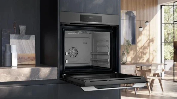 Siemens HJ852GYN0T Ankastre Fırın Gri 8 Program - Resim 5