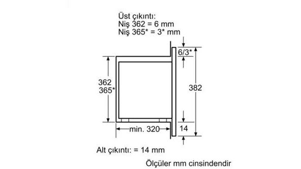 Profilo MDA1050 Ankastre Mikrodalga Çelik - Resim 9