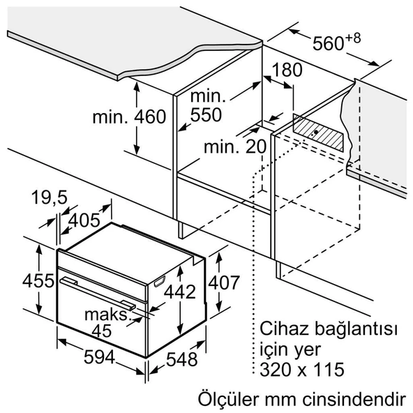 Bosch CMG7241B1 Fırın Ankastre - Resim 9