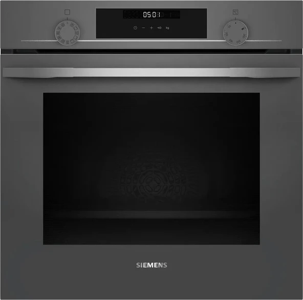 Siemens HU717ABN0T Ankastre Fırın Buhar Destekli Gri ürün görseli 1