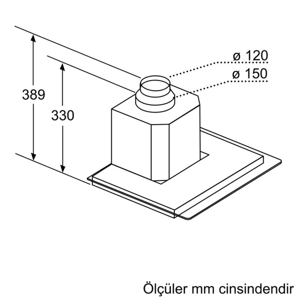 Profilo DVG6D660 Davlumbaz Duvar Tipi 60 Cm - Resim 7