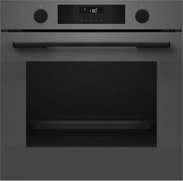 Bosch HUA736EN0T Ankastre Fırın Buhar Destekli Antrasit Gri ürün görseli 1