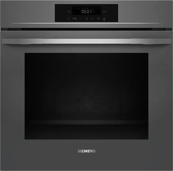 Siemens HJ852GYN0T Ankastre Fırın Gri 8 Program ürün görseli 1