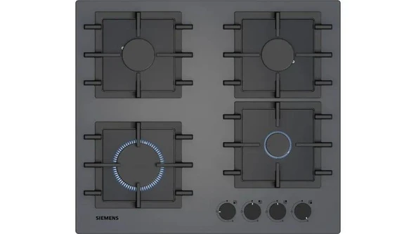 Siemens EN6B8NP40O Ocak Ankastre Gazlı Sert Cam Titanium Gri ürün görseli 1