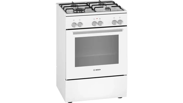 Bosch HXA090H21T Ocaklı Fırın Gazlı/Elektrikli Beyaz ürün görseli 1