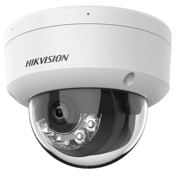Hikvision 2 MP Smart Hybrid Light IR Fixed Dome IP Network Kamera ürün görseli 1