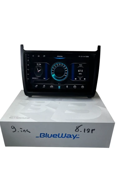 WW Polo 2009-2016 BLUEWAY 8-128 TAM PROFESYONEL OEM MULTİMEDİA ürün görseli 1