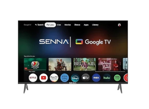 Senna 55UQ9500F 4K Ultra HD 55" 140 Ekran Uydu Alıcılı Google Smart QLED TV ürün görseli 1