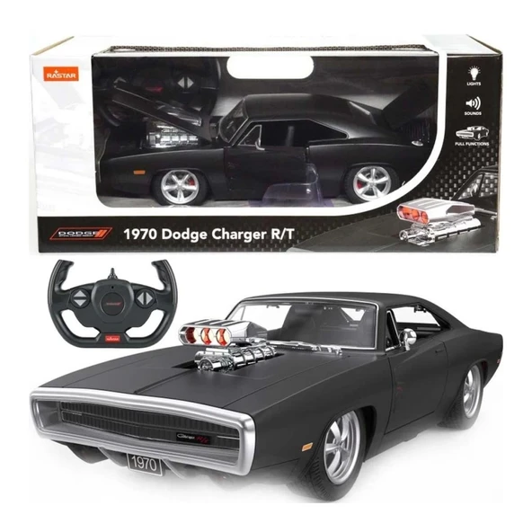Mey İthalat® 99010 1970 Dodge Charger R/T Sesli ve Işıklı Uzaktan Kumandalı Araba - ürün görseli 1