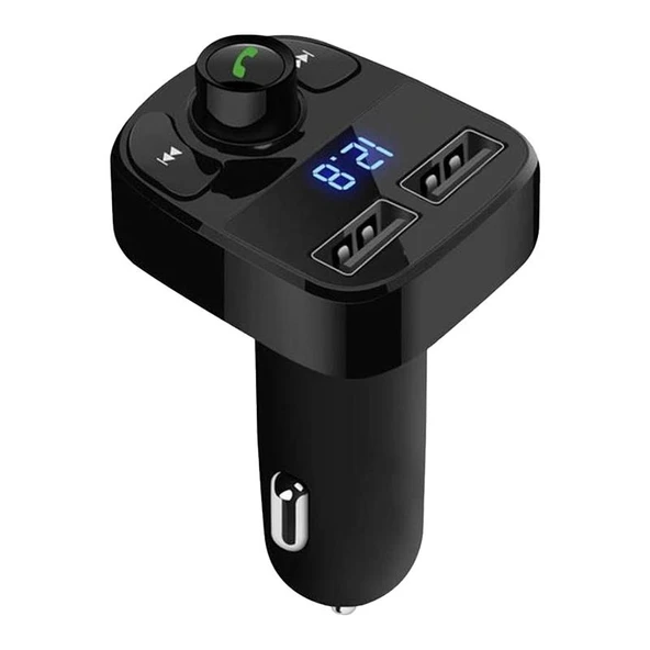 Hello HL-19680 X8 Çift USB/SD-Bluetooth Fm Transmitter - Resim 3