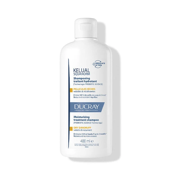 Ducray Kelual Squanorm Kuru Saçlar İçin Kepek Karşıtı Şampuan 400 ml ürün görseli 1