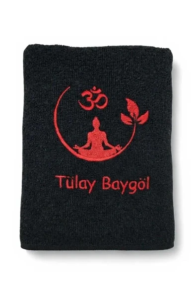 İsimli Yoga Temalı Antreman Havlusu 50x90 cm ürün görseli 1
