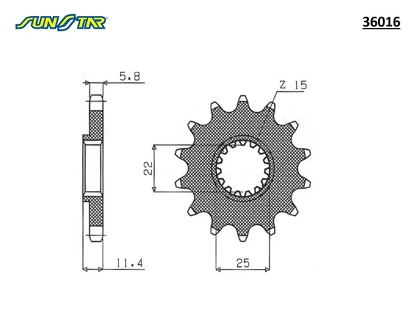 ÖN DİŞLİ KTM SMT 890cc 2024 - Resim 2