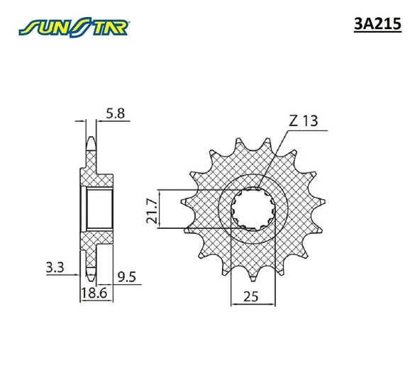 ÖN DİŞLİ KAWASAKI Z 800 E 800cc 2013-2016 - Resim 2