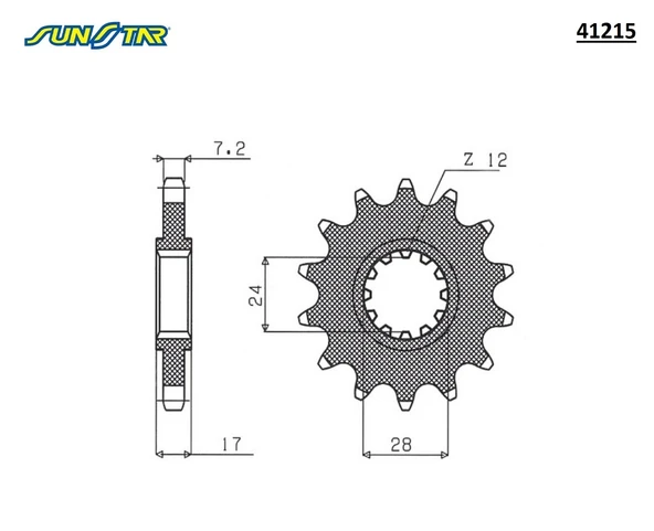 ÖN DİŞLİ HONDA CBR 600F 600cc 1997-2013 - Resim 2