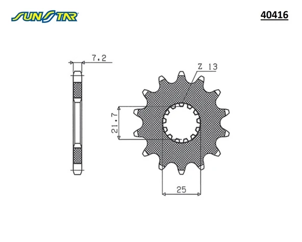 ÖN DİŞLİ YAMAHA TDM 850cc 1996-2001 - Resim 2