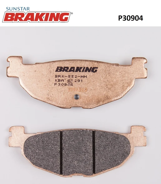 SİNTERLİ ARKA FREN BALATASI YAMAHA T-MAX 500cc 2004-2011 ürün görseli 1
