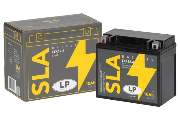 SLA AKÜ MB LTX12-4 10 A KG: 3,5 L:150 W:87 H:130 CCA: 180 ZONTES 350 350cc 2023-2024 ürün görseli 1