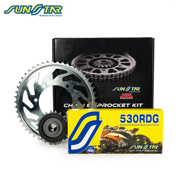 Zincir Dişli Seti Honda Cbr Rr 1000cc Zincir: Sunstar 530rdg Çelik-116 Ön: Jt 16t Arka: Sunstar 42t 2008-2016 ürün görseli 1
