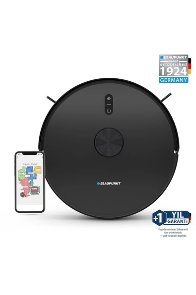 Blaupunkt Robomaster Robot Süpürge Siyah S10 ürün görseli 1