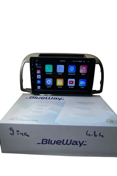 Nissan Micra 2002-2010 BLUEWAY 4-64 PROFESYONEL OEM MULTİMEDİA ürün görseli 1