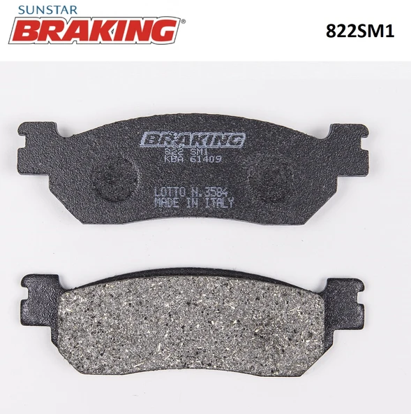 YARI METALİK ARKA FREN BALATASI YAMAHA YZF R6 600cc 1999-2020 ürün görseli 1