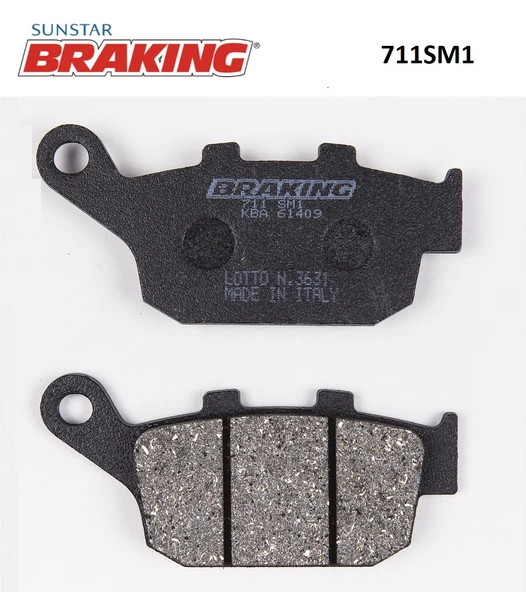 YARI METALİK ARKA FREN BALATASI YAMAHA XJ6 DIVERSION F 600cc 2009-2015 ürün görseli 1