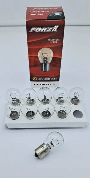 AMPÜL 93 S25 BA15S 12V. 21W.1 KUTUDA 10 ADET VAR UNIVERSAL cc ürün görseli 1
