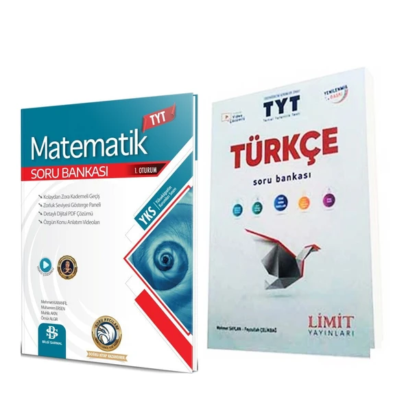 Bilgi Sarmal TYT Matematik ve Limit Türkçe Soru Bankası Seti 2 Kitap ürün görseli 1