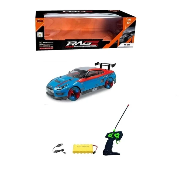 TOYCRAFT RacerX 1:10 Ölçek Uzaktan Kumandalı Yüksek Hızlı Yarış Arabası (10–15 km/h) ürün görseli 1