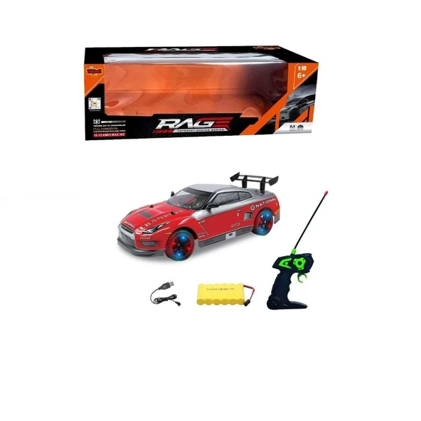 TOYCRAFT RacerX 1:10 Ölçek Uzaktan Kumandalı Yüksek Hızlı Yarış Arabası (10–15 km/h) ürün görseli 1