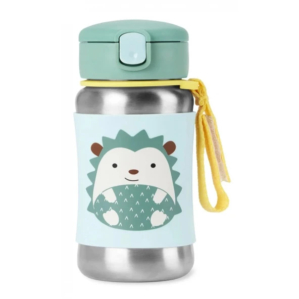 Skip Hop Zoo Pipetli Paslanmaz Çelik Suluk 350 Ml Kirpi ürün görseli 1