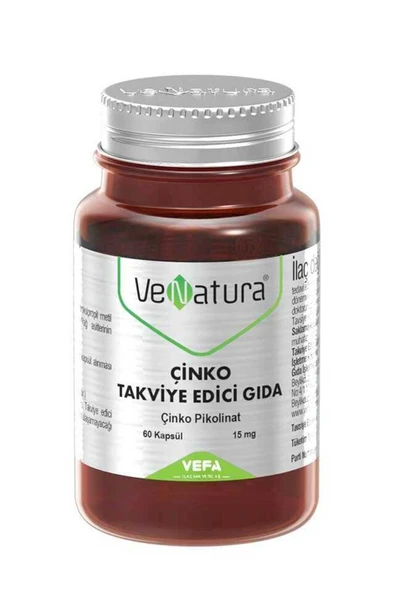 Venatura Çinko Pikolinat 15 Mg 60 Kapsül ürün görseli 1