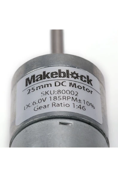 Fapatech Makeblock Dc Motor-25 6v/185rpm - Resim 4