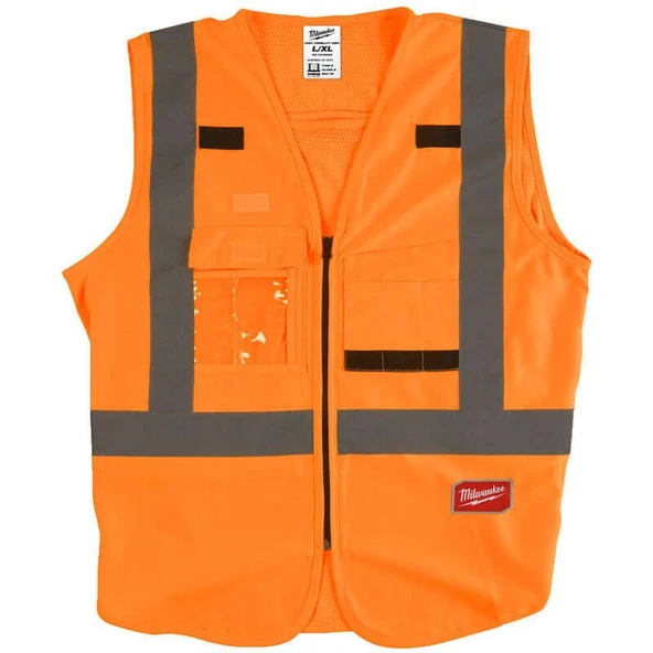 Milwaukee Yüksek Görünürlüklü Yelek Turuncu L/XL 4932471893 ürün görseli 1