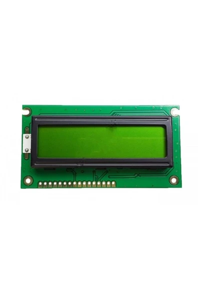 Fapatech 2x16 Arka Aydınlatmalı Lcd Yeşil Üzerine Siyah ürün görseli 1