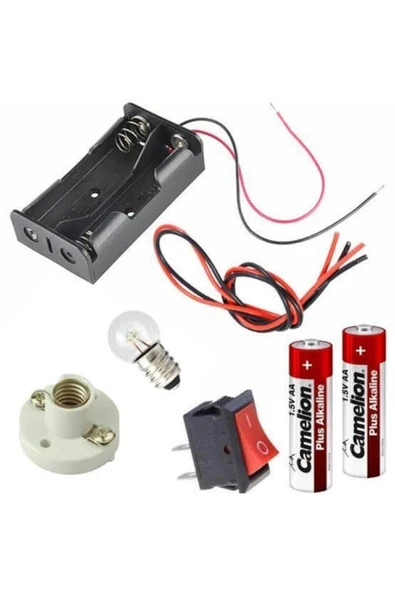Fapatech Ortaokul Fizik Ödevi Elektrik Deney Kutusu Kiti Devre Deney Seti Elektromanyetik Deney Kiti ürün görseli 1