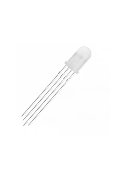 Fapatech 5mm RGB LED Ortak Katot 4 Bacak - Şeffaf - Resim 2