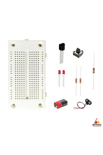 Fapatech NPN Transistör Devre Seti Temel Elektronik Devre Eğitim Seti / E-Pdf İçerikli ürün görseli 1