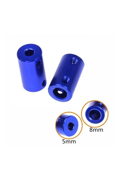 Fapatech 3D Printer 5x8mm Kaplin Sabit Mavi ürün görseli 1